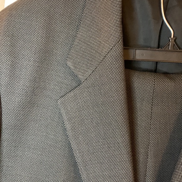 Kasper Suit Jacket & pants size 42L Dark gray 2 button closure - Picture 12 of 12